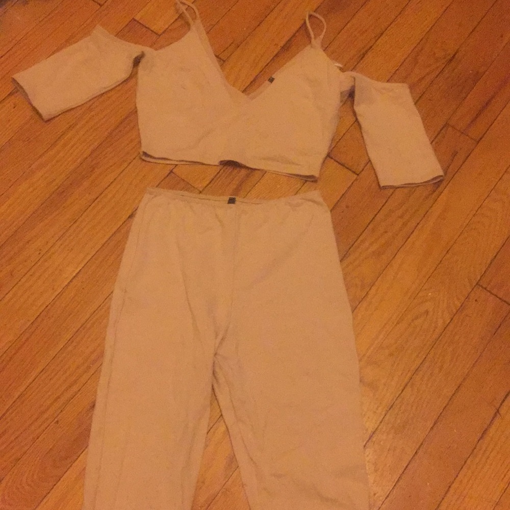 Crop top set